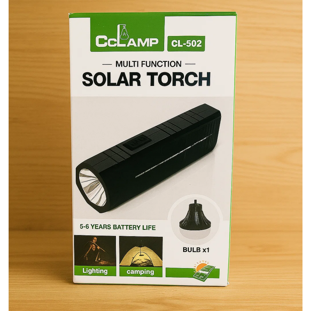 Linterna Solar+Bombillo Pro