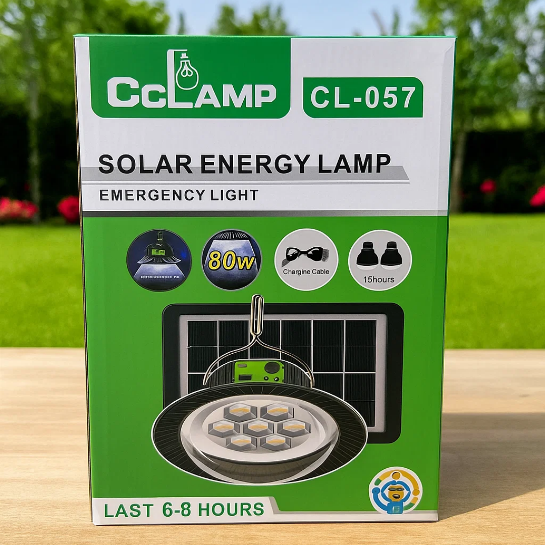 Lampar-Bombillo solar de gancho