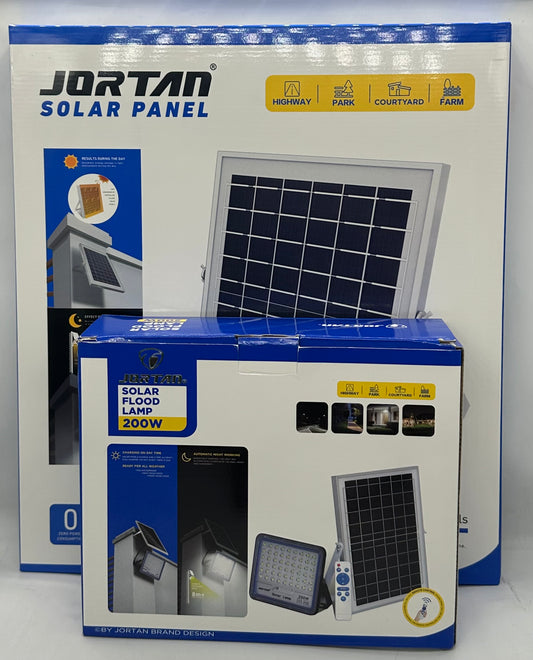 Lampara solar exterior 200W